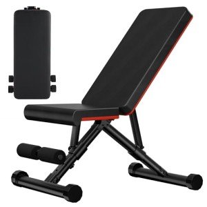 DUMOS Adjustable Weight Bench for Home Gym