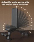 LINBOLUSA Heavy Duty Adjustable Weight Bench