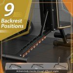 Adjustable Heavy-Duty Weight Bench for Home Gym