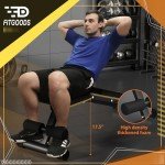 Adjustable Heavy-Duty Weight Bench for Home Gym