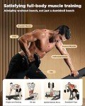 LINBOLUSA Heavy Duty Adjustable Weight Bench