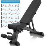 LINBOLUSA Heavy Duty Adjustable Weight Bench