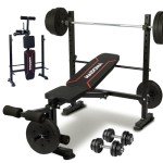 Adjustable Weight Bench Set with Leg Extensions