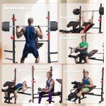 Maidoma 6-in-1 Olympic Weight Bench for Home Gym
