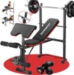 Adjustable Weight Bench Set with Leg Extension & Curl