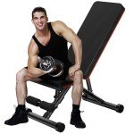 Adjustable Foldable Weight Bench for Home Gym
