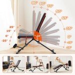 Adjustable Foldable Weight Bench for Home Gym