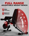 HARISON Adjustable Weight Bench for Home Workouts