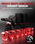 HARISON Adjustable Weight Bench for Home Workouts
