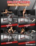 Adjustable Weight Bench Set with Leg Extension & Curl