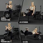 8-in-1 Olympic Weight Bench Set for Full-Body Workout
