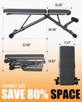Adjustable Weight Bench for Full-Body Workouts