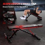 FLYBIRD Foldable Adjustable Weight Bench for Home Gym