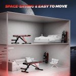 FLYBIRD Foldable Adjustable Weight Bench for Home Gym