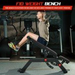 Adjustable Incline Decline Weight Bench for Home Gym