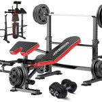 660lbs 6-in-1 Adjustable Weight Bench Set