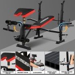 660lbs 6-in-1 Adjustable Weight Bench Set