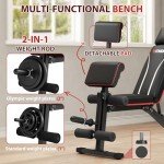 Adjustable Foldable Weight Bench for Home Gym