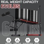 Adjustable Weight Bench Set with Leg Extension & Curl