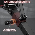 GIKPAL Adjustable Foldable Weight Bench for Home Gym