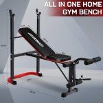 Adjustable Weight Bench Set with Leg Extension & Curl