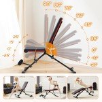 Adjustable Foldable Weight Bench for Home Gym