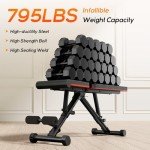 Adjustable Foldable Weight Bench for Home Gym