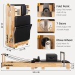 Portable Pilates Reformer for Home Workouts