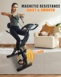 KALWOL 5-in-1 Folding Exercise Bike with Resistance