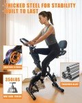 KALWOL 5-in-1 Folding Exercise Bike with Resistance