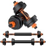 Adjustable Dumbbell Set for Home Gym – 22LBS/44LBS