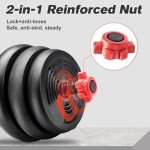 40LB Adjustable Dumbbell and Kettlebell Set