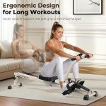 Compact Adjustable Rowing Machine for Home Workouts