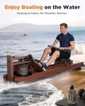 YOSUDA Foldable Water Rowing Machine for Home
