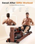 YOSUDA Foldable Water Rowing Machine for Home