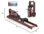 YOSUDA Foldable Water Rowing Machine for Home