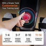 Pooboo Folding Magnetic Rowing Machine with Tablet Holder