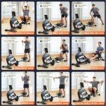 Pooboo Folding Magnetic Rowing Machine with Tablet Holder