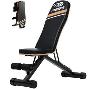 Foldable Weight Bench for Home Gym Workouts