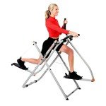Gazelle Tony Little Pacer Total Body Fitness Workout Exercise Elliptical Glider Supports Up to 250 Pounds with Low Impact Design for Home Gym, Gray