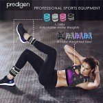 Prodigen Weighted Vest for Women and Men 12 Lbs with Reflective Stripe and Double Adjustable Buckle Straps Weight Vests for Strength Training, Jogging, Cardio, Weight Loss, Muscle Building, Black