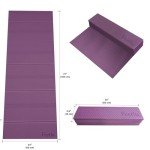 Foldable Yoga Mat - Lightweight & Anti-Slip Design