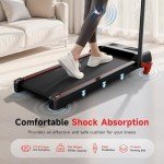 Portable Treadmill with Incline and Handle Bar