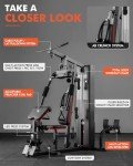 Mikolo Multifunctional Home Gym with 150LBS Weight Stack
