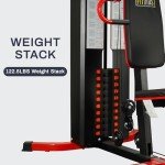 Fitvids Full Body Home Gym with Leg Press
