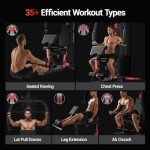 ROBORE All-in-One Home Gym with 160LB Weight Stack
