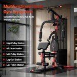 ROBORE All-in-One Home Gym with 160LB Weight Stack