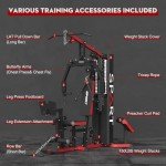 SPART Multifunctional Home Gym with 150LBS Weight Stack