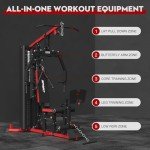 SPART Multifunctional Home Gym with 150LBS Weight Stack