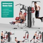 Versatile Home Gym with Pulley and Developer Attachments